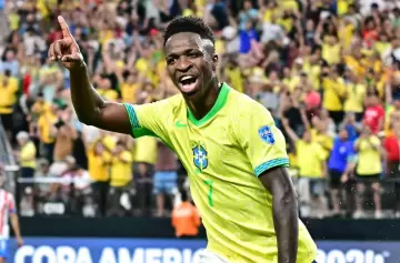 Vinícius entrenó diferenciado en Brasil antes del clásico contra la Argentina