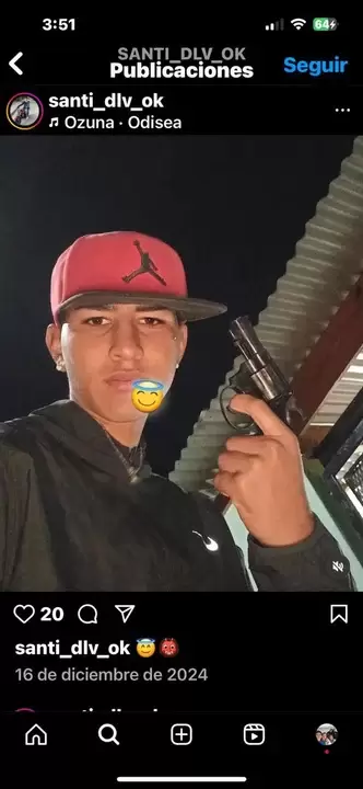 Los cacos se mostraban armados y dispuestos a cometer más delitos. (Imagen: NA/Instagram)