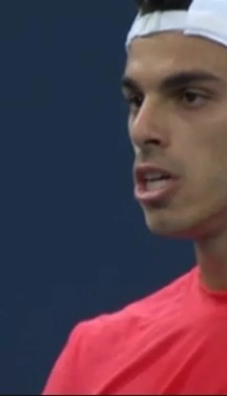 Fran Cerúndolo le pegaba un paseo a Ruud