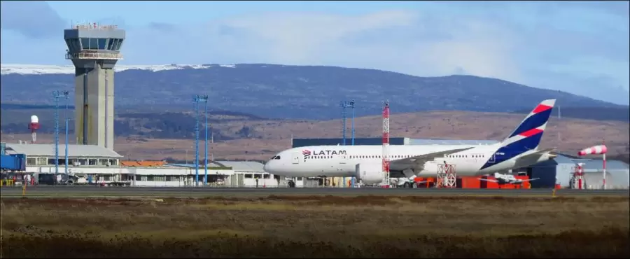 La base aérea de Chabunco sirve de escala de aprovisionamiento para los aviones militares británicos.