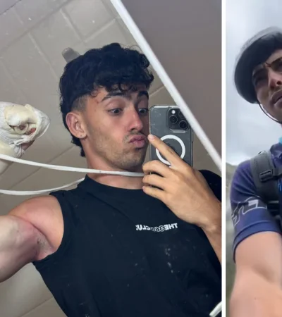 El influencer sufrió un accidente mientras subía un cerro junto a su padre.