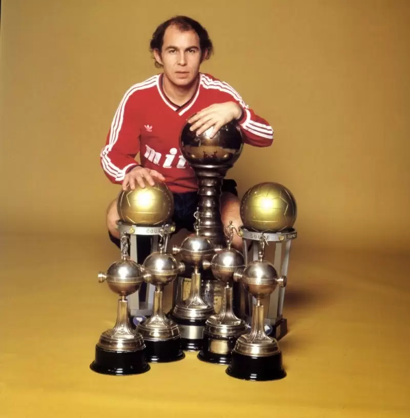 Ricardo Bochini ganó cinco Copas Libertadores con Independiente.