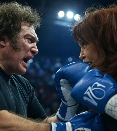 Milei vs. Cristina./