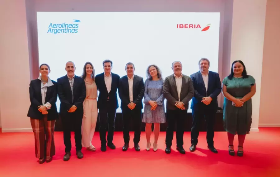 Acuerdo entre Iberia y Aerolíneas Argentinas.