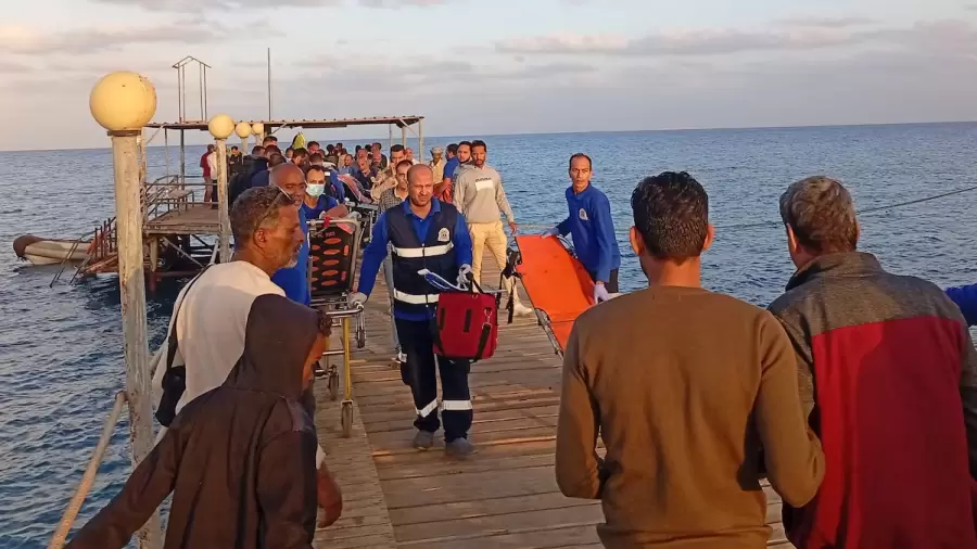 Un momento del operativo montado para rescatar a víctimas y sobrevivientes. (Foto: web)