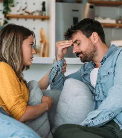 Pareja en problemas.