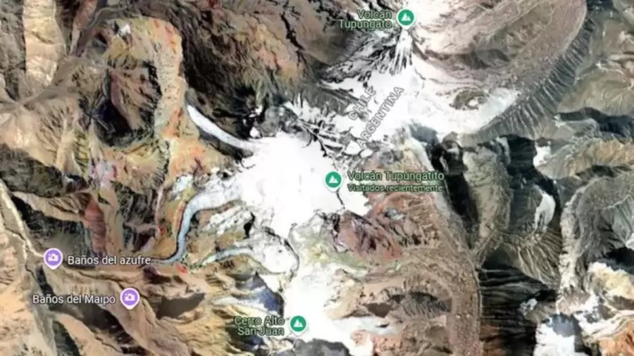 Se registró un incremento en la actividad sísmica en las cercanías del volcán Tupungatito.