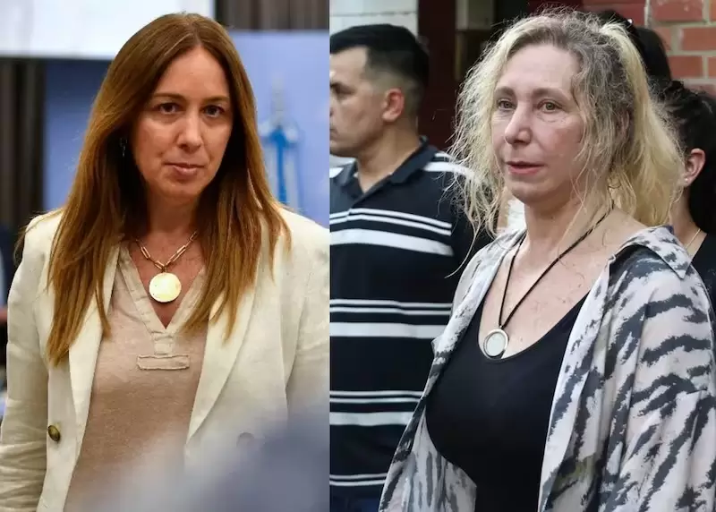 María Eugenia Vidal y Karina Milei.