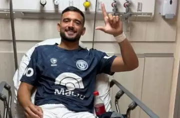 Victorio Ramis sufrió una dura lesión, pero celebró el triunfo de Independiente Rivadavia