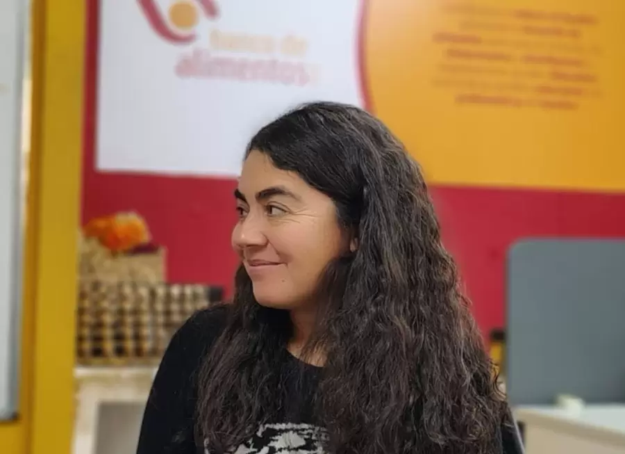 Lorena Troncoso, titular del Banco de Alimentos.