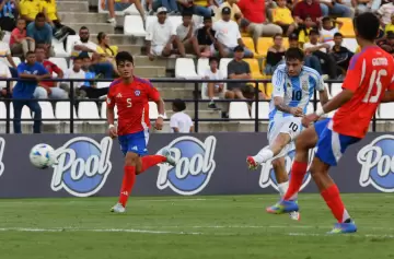 Argentina obtuvo un resultado inesperado con Chile en el Sudamericano Sub-17