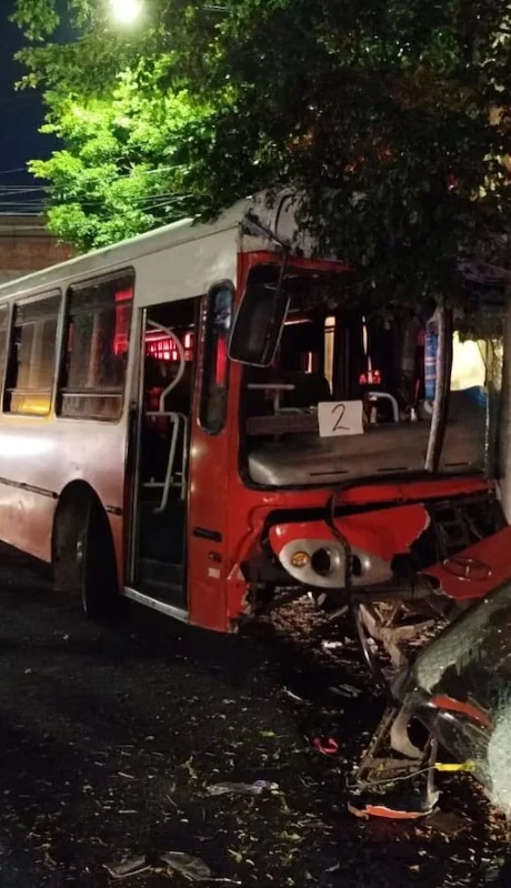 Caos en la autopista 25 de Mayo: un micro sin frenos dejó 35 heridos