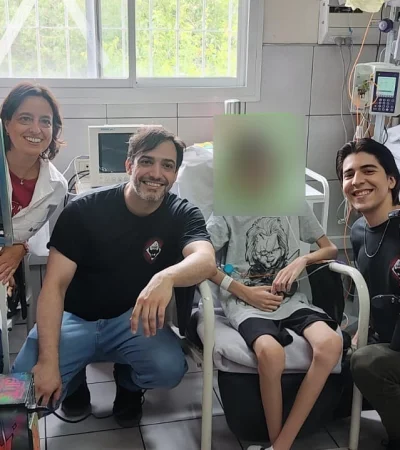 La ONG La Guarida entregó consolas gamer con material reciclado en los hospitales Notti, Fleming y Perrupato/