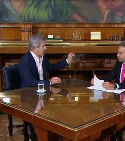 Luis Caputo y luis Majul.