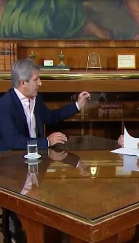 Luis Caputo y luis Majul.