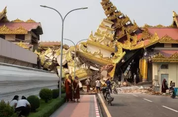 Por el terremoto en Myanmar, declaran una semana de luto nacional
