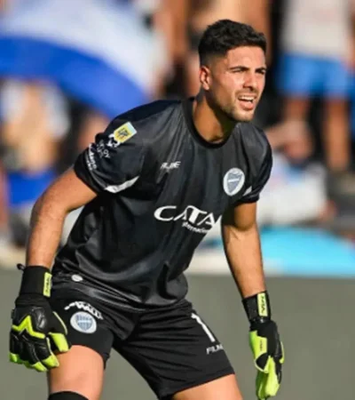 Franco Petroli el arquero de Godoy Cruz tendrá que cuidarse en la Copa Sudamericana.