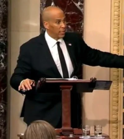 Cory Booker, senador estadounidense por Nueva Jersey.