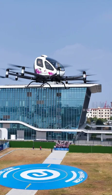 Los taxis voladores en China ya son una realidad.