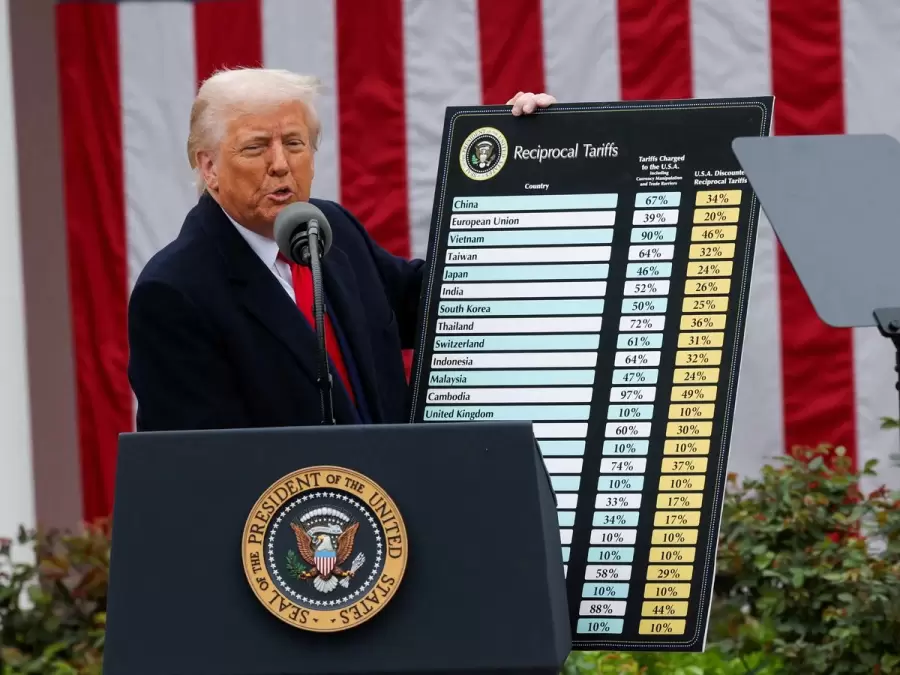 Trump presentó la lista completa de aranceles que EE.UU le aplicará al mundo.