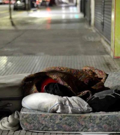 Personas en situación de calle.