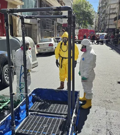 Derrame tóxico en el centro de Buenos Aires: 8 afectados y caos en plena ciudad