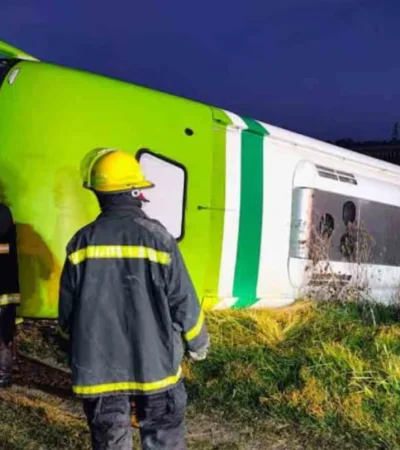 Cinco personas murieron y al menos 20 resultaron heridas al volcar un micro