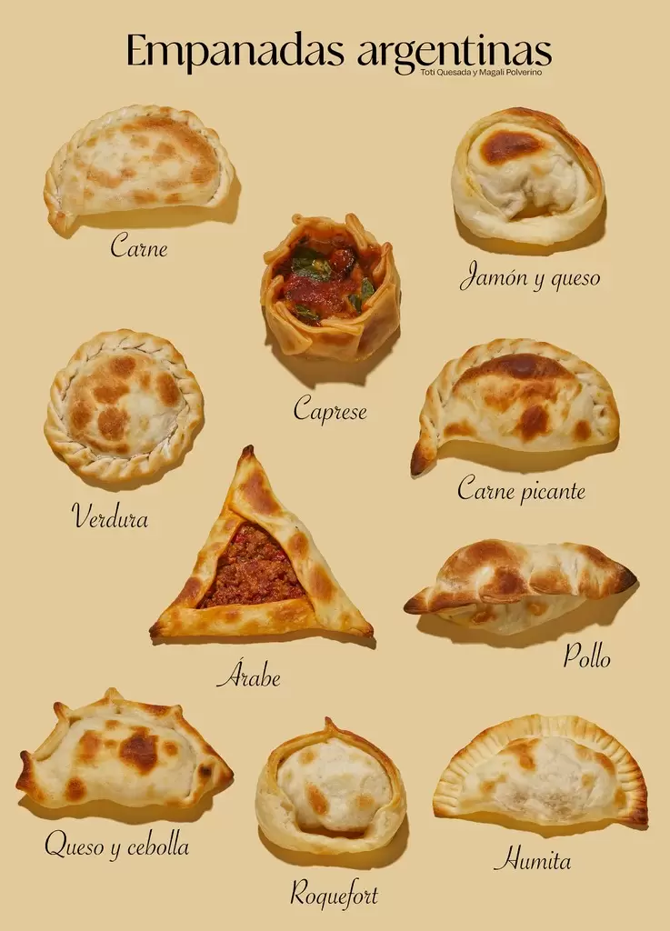Variedad de empanadas argentinas