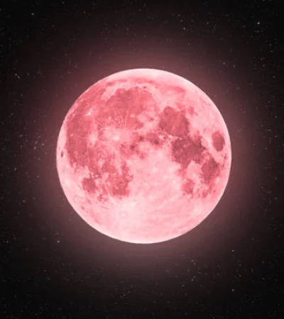 La Luna rosa podrá verse en la Aregentina.