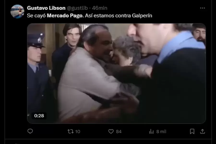 Memes por la caída de Mercado Pago