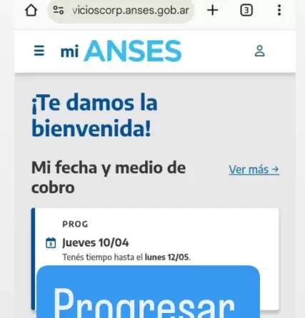Las fechas de Progresar ya están actualizadas en Mi ANSES