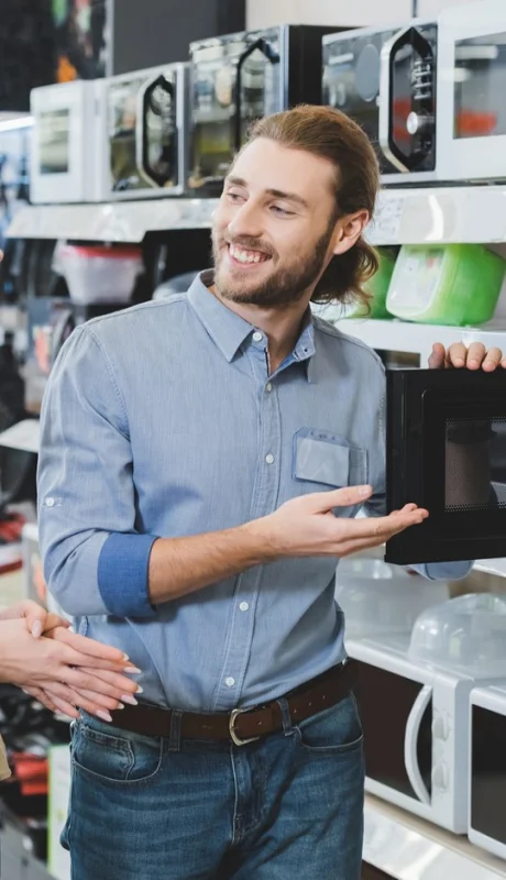 Comprar electrodomésticos.