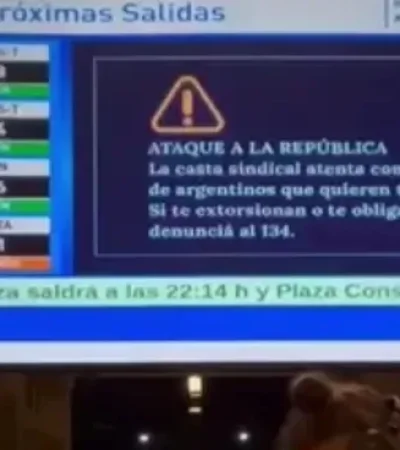 "Ataque a la república" es el paro general, según el Gobierno.