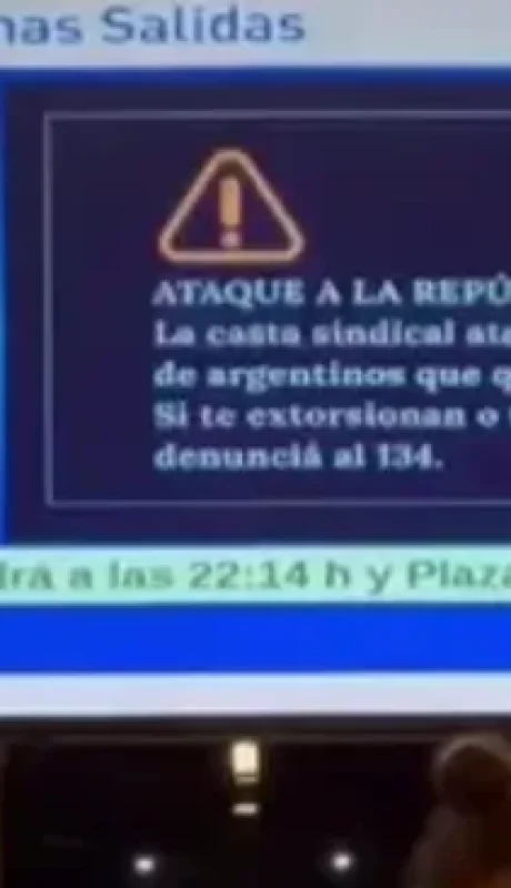 "Ataque a la república" es el paro general, según el Gobierno.