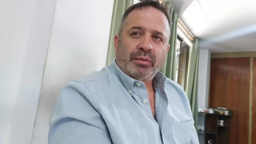 Secretario General de la CTA Mendoza y del Secretario Gremial del SUTE, Gustavo Correa.