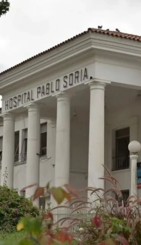 La víctima fue trasladada de urgencia al Hospital Pablo Soria.