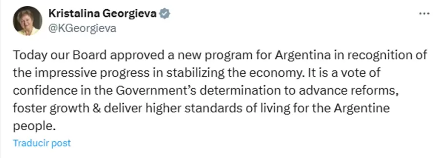 Posteo de Gueorguieva