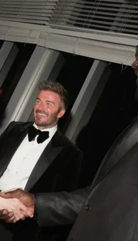 Lio Messi, Shaquille O'Neal y David Beckham