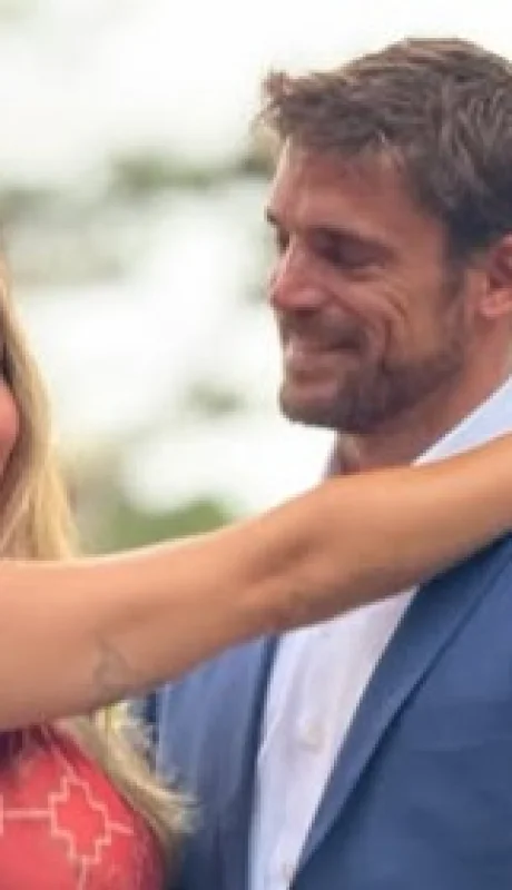 Jimena junto con su pareja Matías Palleiro/ Fuente: Instagram Jimena Barón .