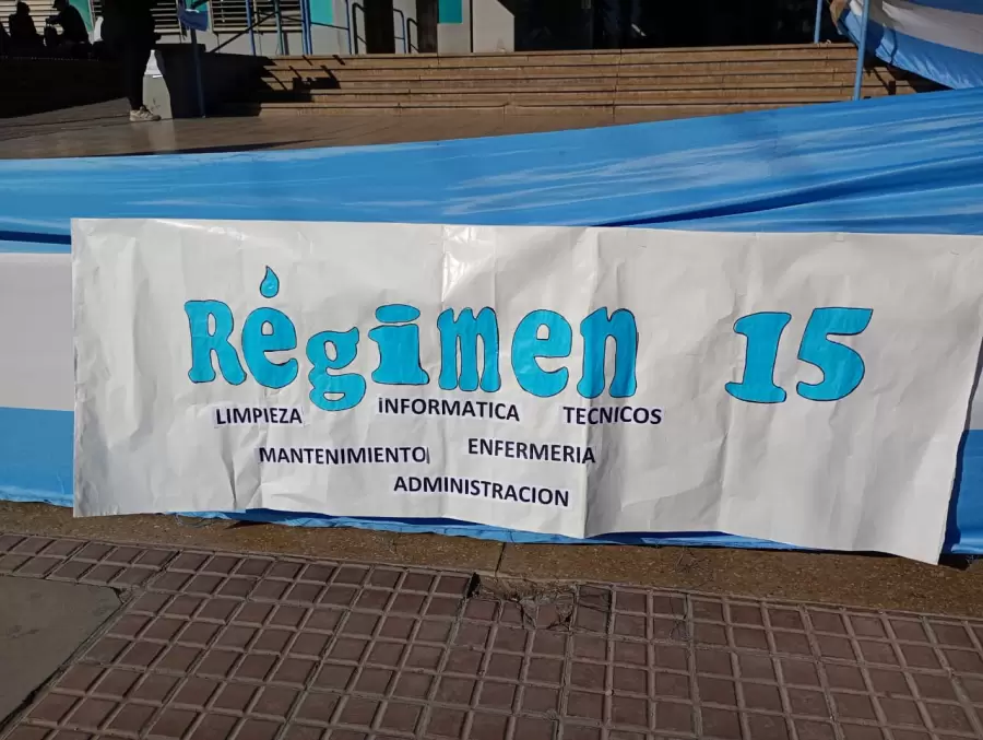 Trabajadores de la salud del Hospital Pediátrico Humberto Notti.