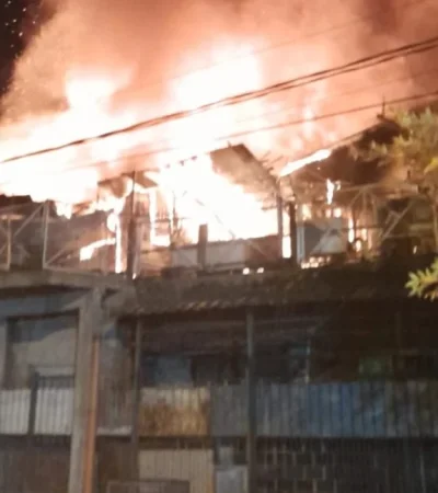 Incendio en San Fernando.