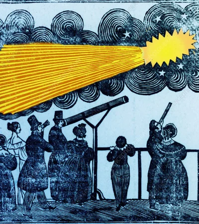 El cometa Halley fue visto por primera vez en nuestro país en 1835. (Ilustración: web)