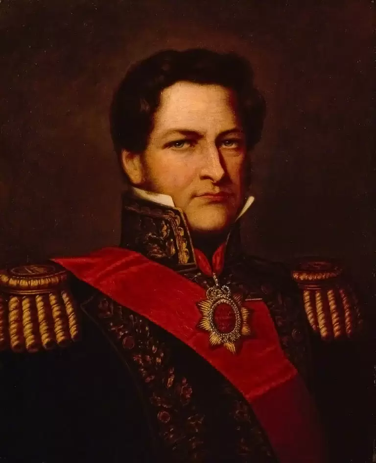Cuando pasó el cometa Halley en 1835, Juan Manuel de Rosas guiaba los destinos de la Confederación. (Imagen: web)
