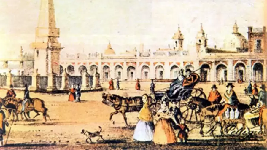 Buenos Aires en 1835: como en todo el mundo, el famoso cometa paralizó a los habitantes. (Imagen: archivo web)