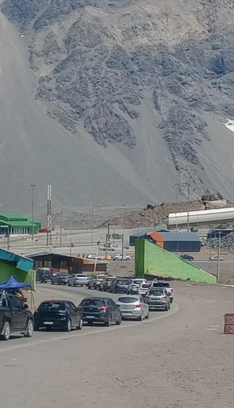 Paso fronterizo Cristo Redentor.