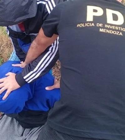 El acusado de absuar de una estudiante en la localidad de El Borbollón en Las Heras, Mendoza fue detenido este martes por Policías de Investigaciones/