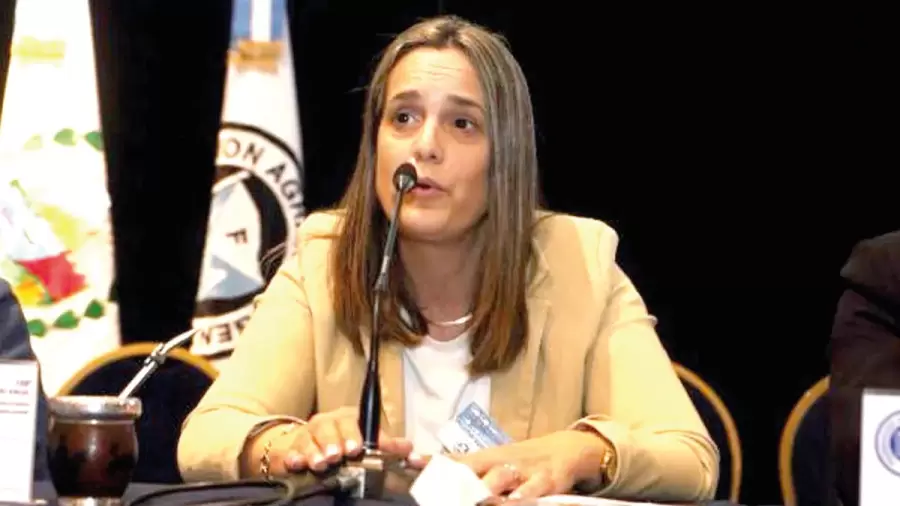 Andrea Sarnari es la primera presidente mujer de la Federación Agraria Argentina. Foto: web