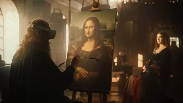 Leonardo Da Vinci y la Mona Lisa.