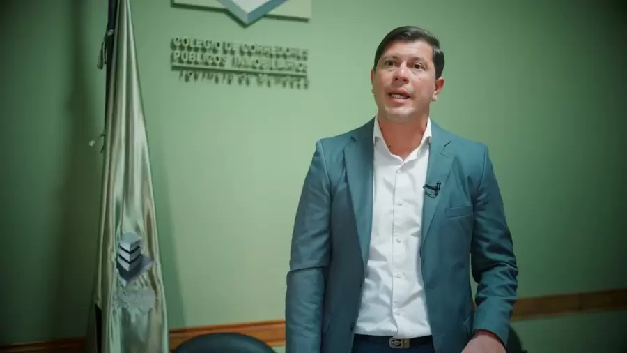 Silvio Gigli, presidente del Colegio. (Captura de video de YouTube)