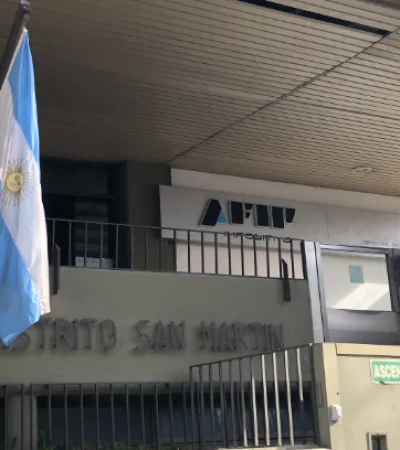 Sede de la ex AFIP en el departamento de general San Martin, Mendoza, que cerrará en los próximos días.
